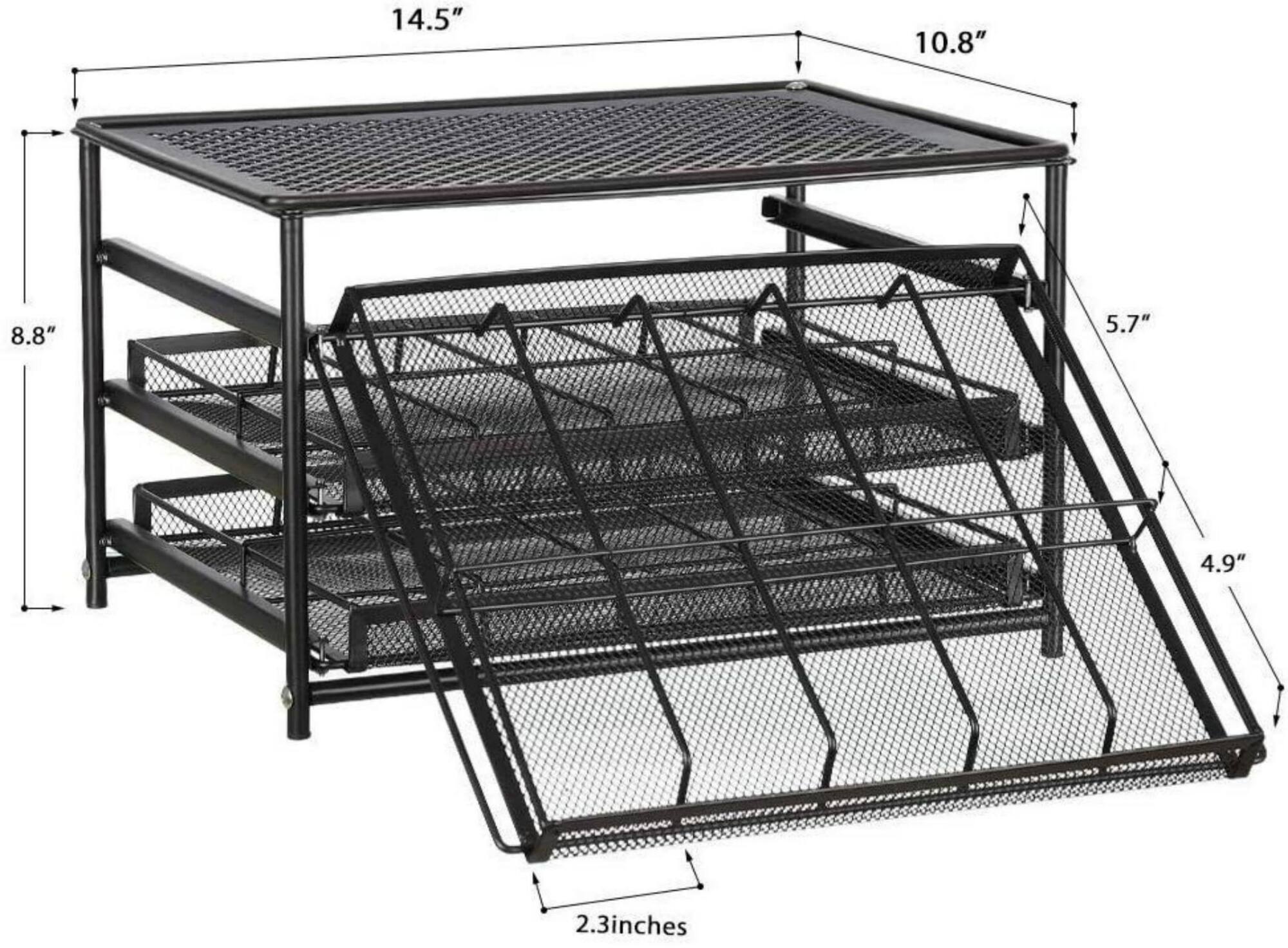 NEX™ 3-Tier 30-Bottle Spice Rack Organizer